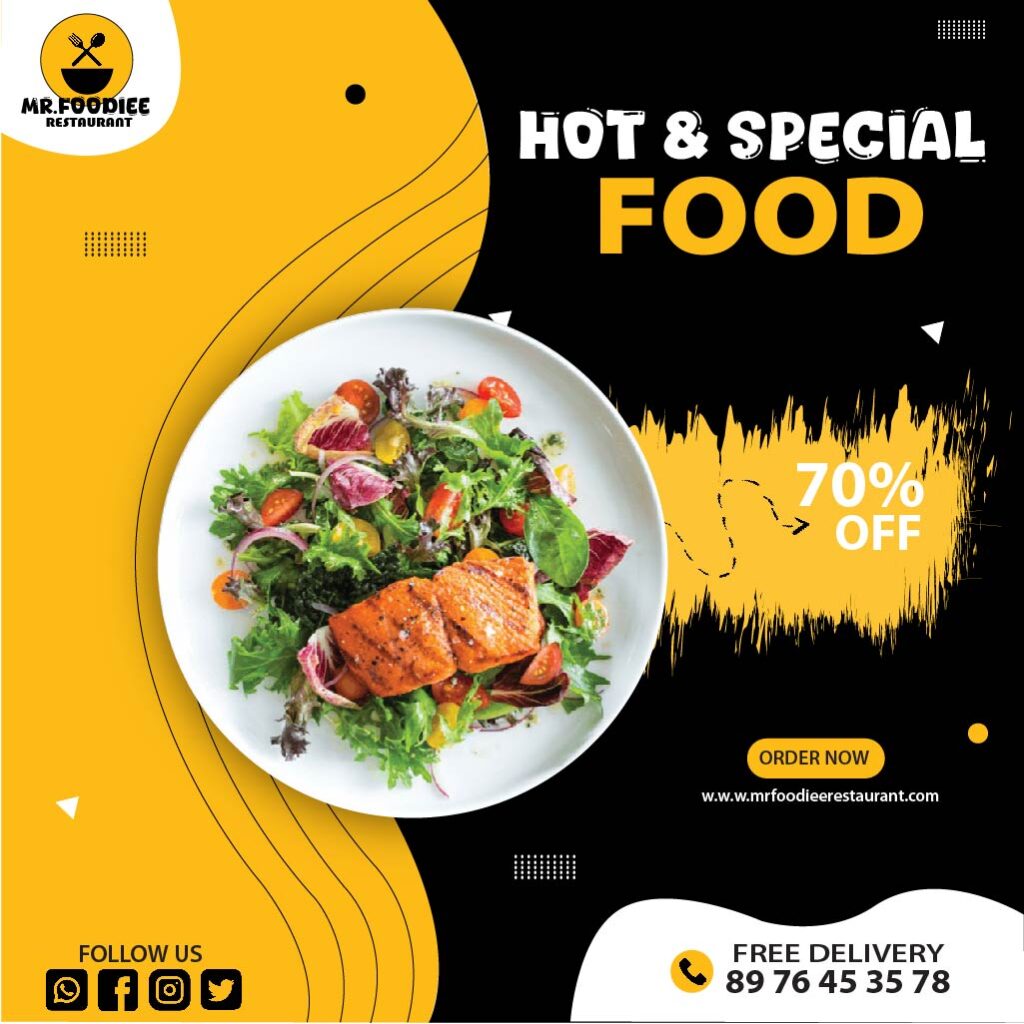 social media poster _ mrfoodiee restaurant